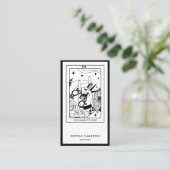 Tarot Visitekaartje Kapper (Staand voorkant)