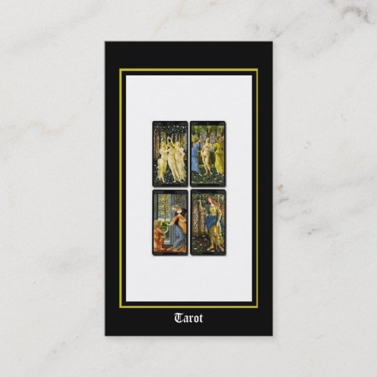 Tarot-Visitekaartjes Visitekaartje (Voorkant)