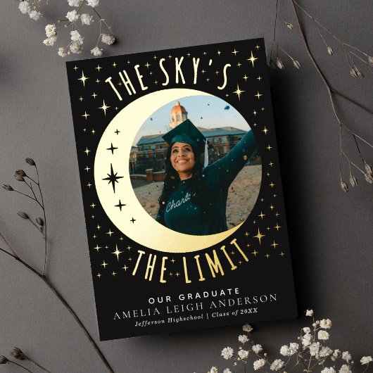 Tarot Witchy Afstuderen Fotoaankondiging Kaart