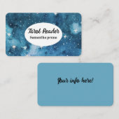 Tarot yoga étoiles massage espace profond Carte de (Devant / Derrière)