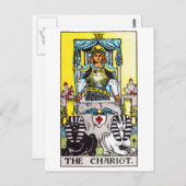tarotchariot briefkaart (Voorkant / Achterkant)