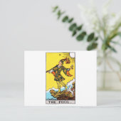 tarotdwaas briefkaart (Staand voorkant)