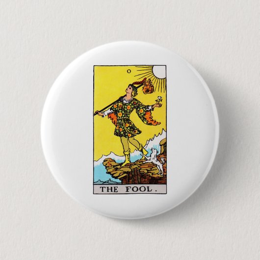 tarotdwaas ronde button 5,7 cm (Voorkant)