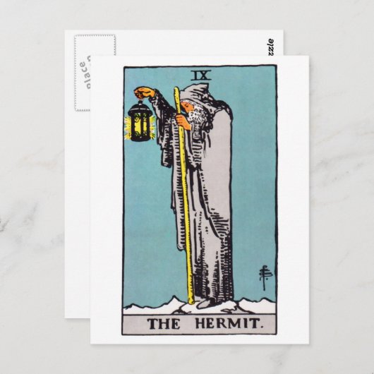 tarothermit briefkaart (Voorkant / Achterkant)