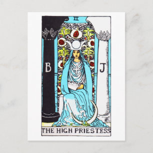 tarothighestess briefkaart