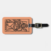 Tarotkaart: De empress Bagagelabel (Voorkant horizontaal)