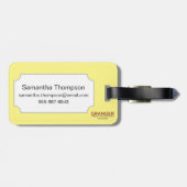 Tarotkaart: De Hermit Bagagelabel (Achterkant horizontaal)