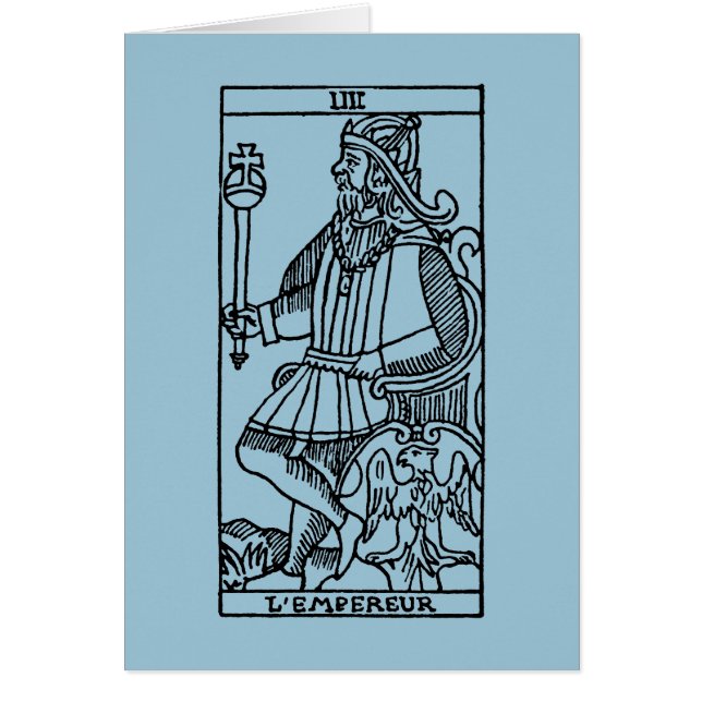 Tarotkaart: De keizer (Voorkant)