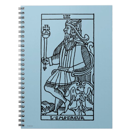 Tarotkaart: De keizer Notitieboek (Voorkant)