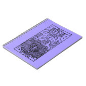 Tarotkaart: De maan Notitieboek (Linkerzijde)