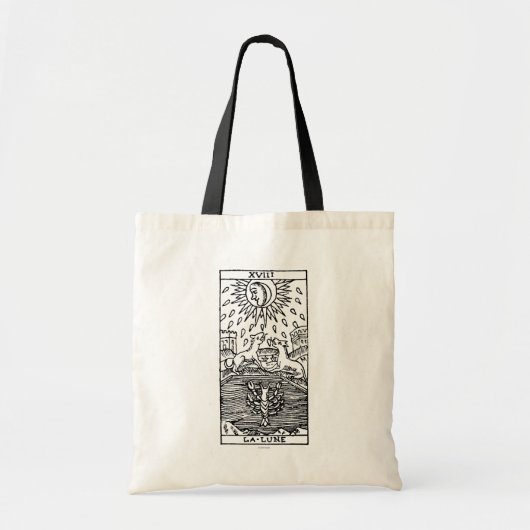 Tarotkaart: De maan Tote Bag (Voorkant)