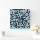 Tarotkaart: De Madhouse Vierkante Klok (Huis)