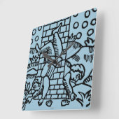 Tarotkaart: De Madhouse Vierkante Klok (Hoek)