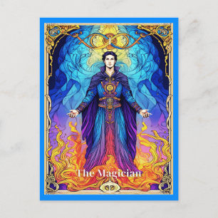 Tarotkaart De Magiër Briefkaart