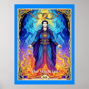 Tarotkaart De Magiër Poster