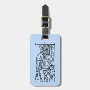 Tarotkaart: De paus Bagagelabel