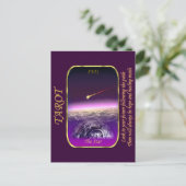 Tarotkaart - De ster Briefkaart (Staand voorkant)
