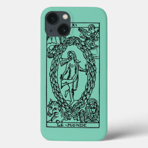 Tarotkaart: De Wereld iPhone 13 Hoesje