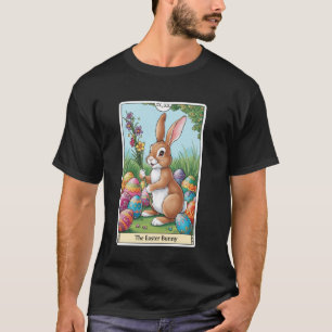Tarotkaart Gelukkig Pasen Konijn Lente Paasei Ea T-shirt