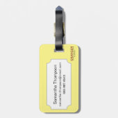 Tarotkaart: Justitie Bagagelabel (Achterkant verticaal)