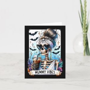 Tarotkaart Mummie Vibe Spokerig Seizoen Skelet Moe Kaart