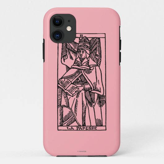 Tarotkaart: Popess Case-Mate iPhone Case (Achterkant)