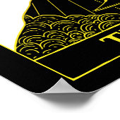 Tarotkaart voor het Poster van wijn (Hoek)