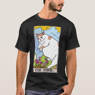 Tarotkat De Kaart van de spoel Tarot die kattemeer T-shirt