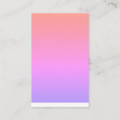 Tarotlezer Visitekaartje (Achterkant)