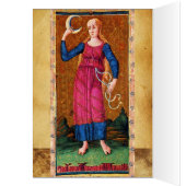 TAROTS ANCIENS RENAISSANCE 18 / LA LUNE (Intérieur (Gauche))