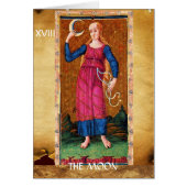 TAROTS ANCIENS RENAISSANCE 18 / LA LUNE (Devant)