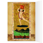 TAROTS DE RENAISSANCE ANTIQUE 19 / LE SOLEIL (Intérieur (Gauche))