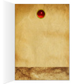 TAROTS DE RENAISSANCE ANTIQUE 20 / LE JUGEMENT (Intérieur (Droit))