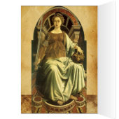 TAROTS DE RENAISSANCE ANTIQUE 8 / JUSTICE (Intérieur (Gauche))