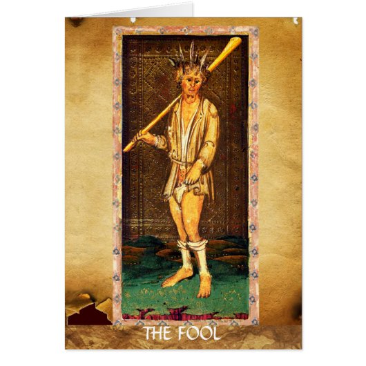 TAROTS DE RENAISSANCE ANTIQUE / FOOL (Devant)