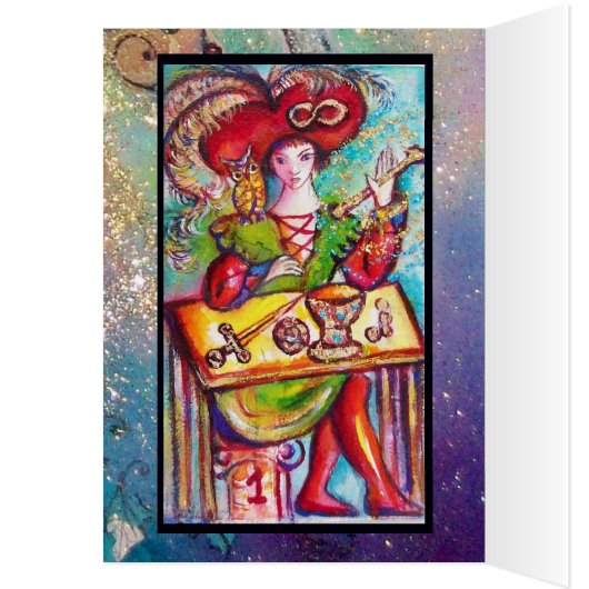 TAROTS DES OMBRES PERDUES / LE MAGICIEN (Intérieur (Gauche))