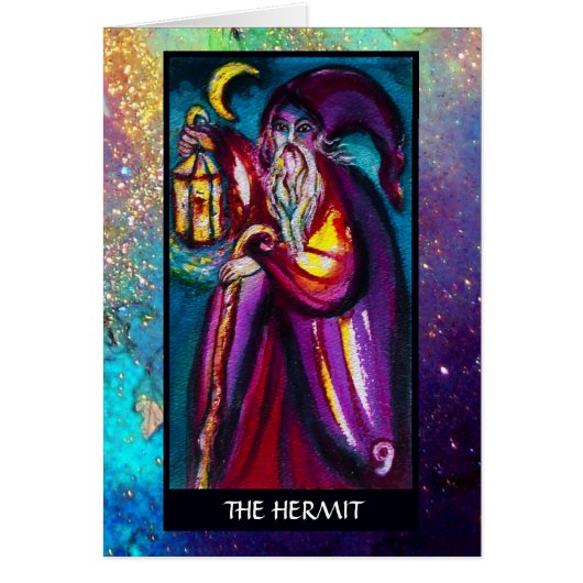 TAROTS DES OMBRES PERDUES / L'ERMITE (Devant)