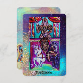 TAROTS OF THE LOST SHADOWS / THE CHARIOT Pearl Aankondiging (Voorkant / Achterkant)