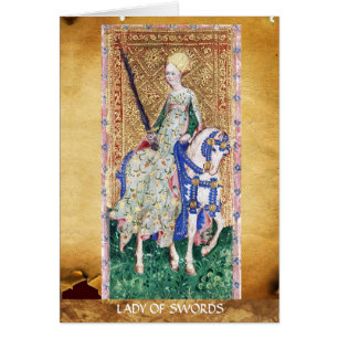 TAROTS RENAISSANCE ANTIQUE / DAME D'ÉPÉES