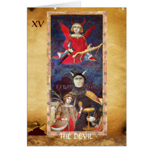 TAROTS RENAISSANCE ANTIQUES 15/ LE DIABLE