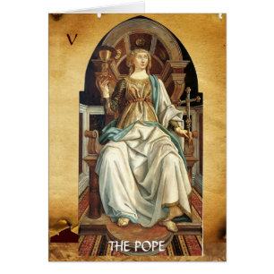TAROTS RENAISSANCE ANTIQUES 5/ LE PAPE