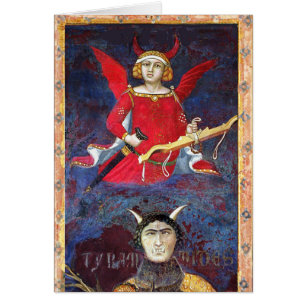 TAROTS RENAISSANCE ANTIQUES LE DIABLE Fierté Détai