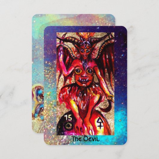 TAROTS VAN DE VERLOREN SCHADUWEN / DE DUIVELSE PAR AANKONDIGING (Voorkant / Achterkant)