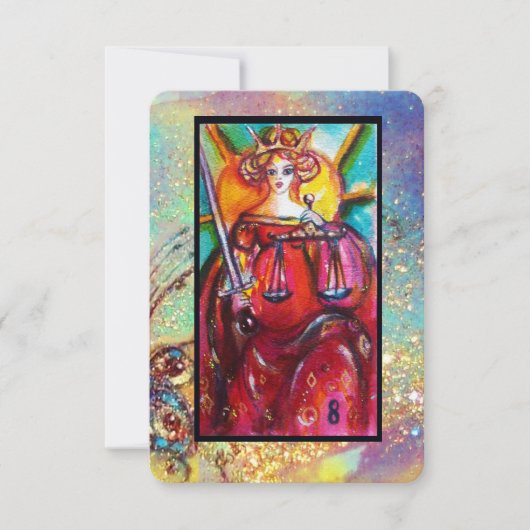 TAROTS VAN DE VERLOREN SCHADUWEN / DE GERECHTIGHEI AANKONDIGING (Voorkant)