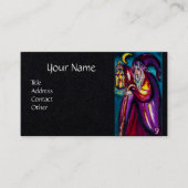 TAROTS VAN DE VERLOREN SCHADUWEN ,DE HERMIT Black Visitekaartje (Voorkant)