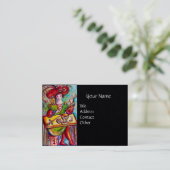 TAROTS VAN DE VERLOREN SCHADUWEN, MAGICIAN Black P Visitekaartje (Staand voorkant)