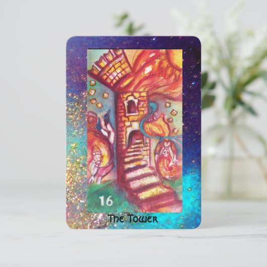 TAROTS VAN DE VERLOREN SCHADUWEN / THE TOWER Pearl Aankondiging (Staand voorkant)