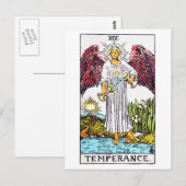 tarottemperance briefkaart (Voorkant / Achterkant)