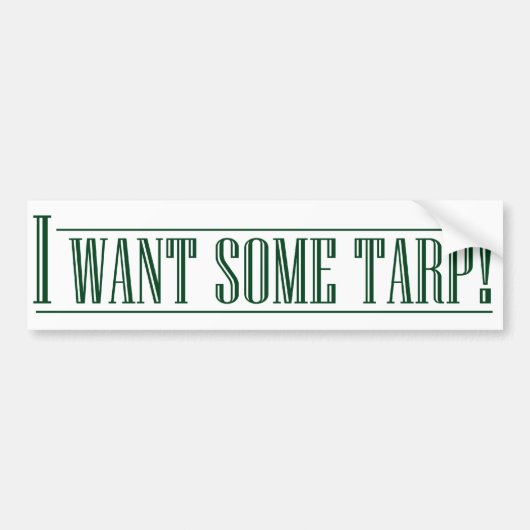 tarp1 bumpersticker (Voorkant)