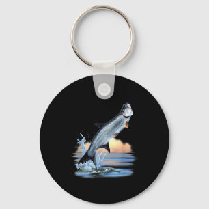 Tarpoen Vis Zoet Water Wild Jacht Vissen A Sleutelhanger